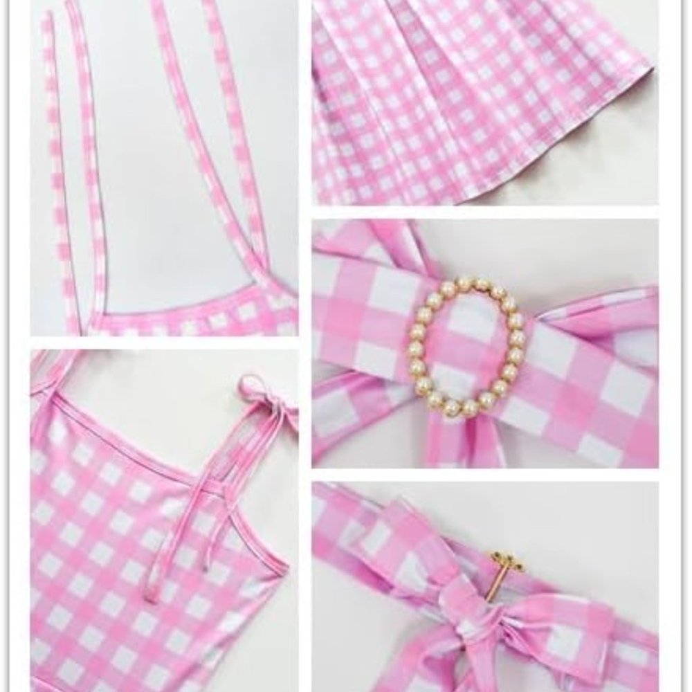 Barbie Dolls Pink Princess Dress for Girls - Adorable Barbie Party Outfit - Picture 3 of 6